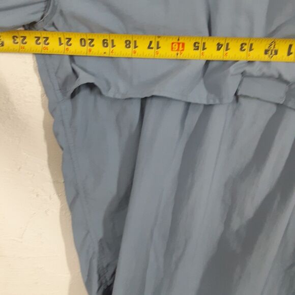 Reel Legends Adult Mens M Blue Vented Lond Sleeve Fishing Shirt Outdoor Camp - Picture 9 of 10